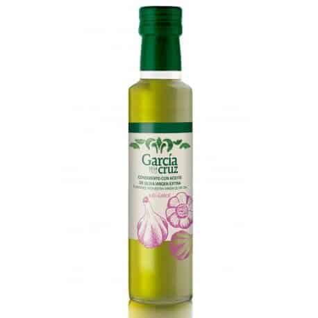 aceite de oliva aromatizado con ajo