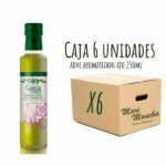 caja 6 unidades aceite de oliva aromatizado con ajo