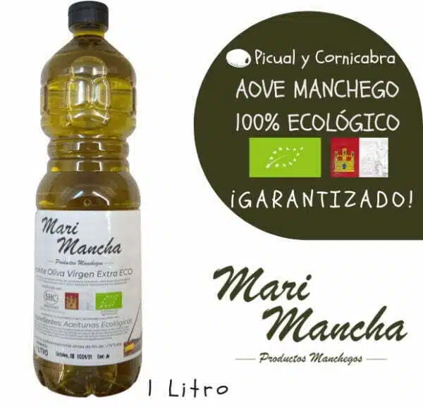 aceite de oliva ecológico Marimancha 1 litro